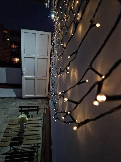 Charming Apartment With Private Terrace Bucharest Romania